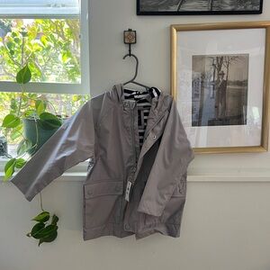 Baby Gap Jersey Lined Grey Shark Jacket (Water Resistant) 4T